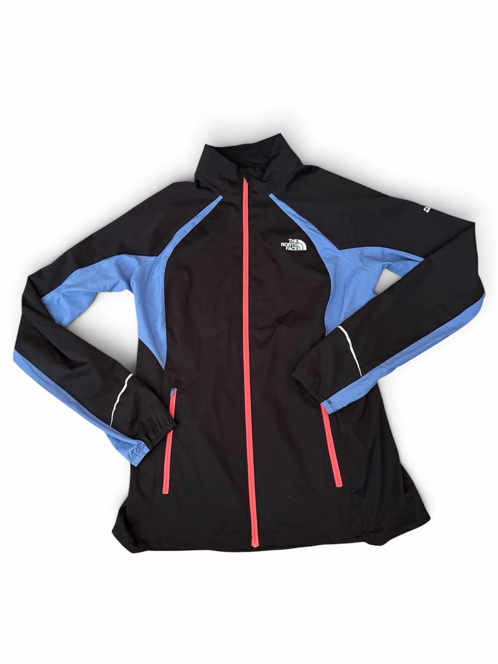 The North Face Women's Flight Series Black and Blue Jacket in Medium
